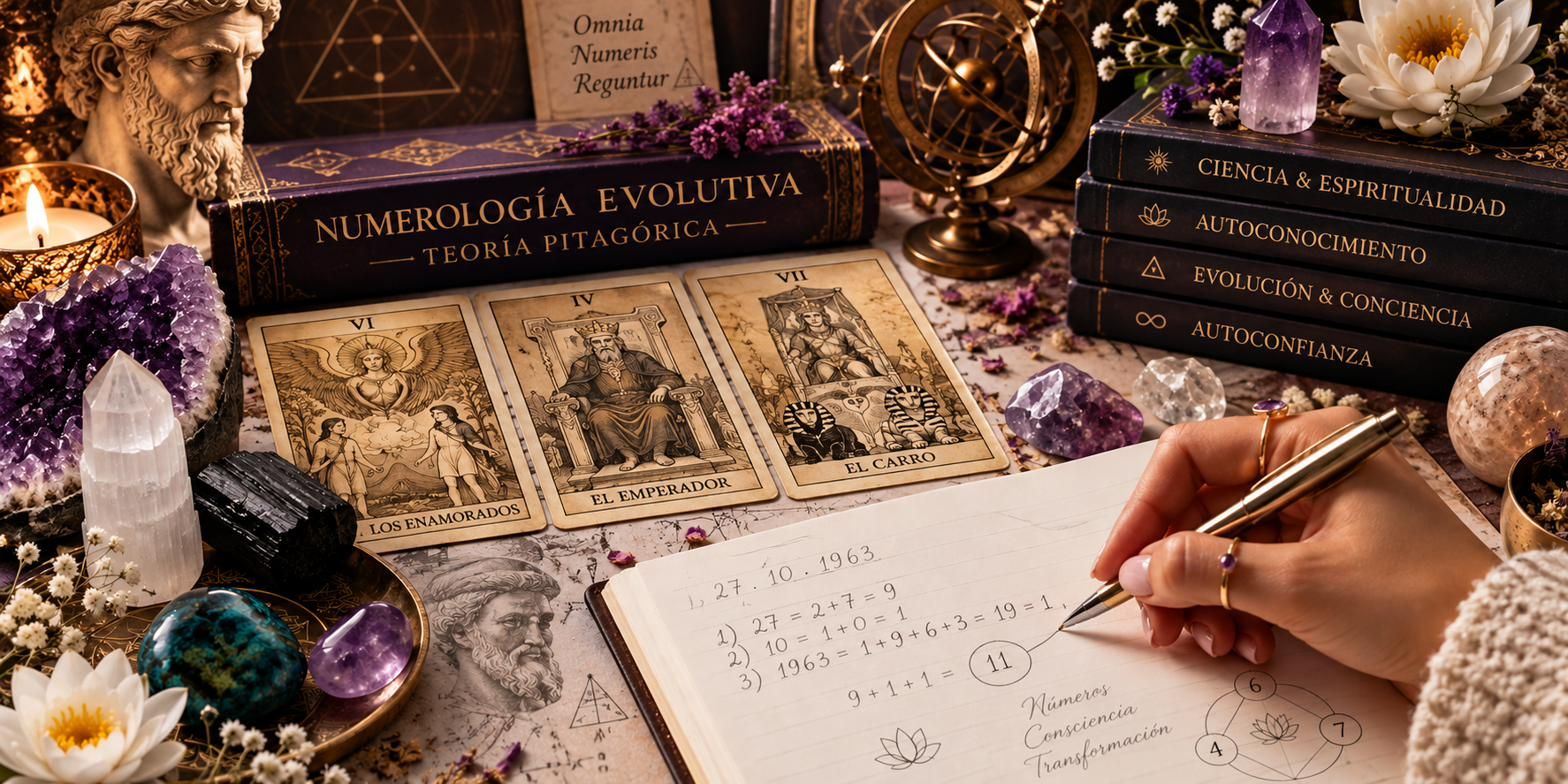 Numerología evolutiva: teoría pitagórica, tarot y cálculo de números